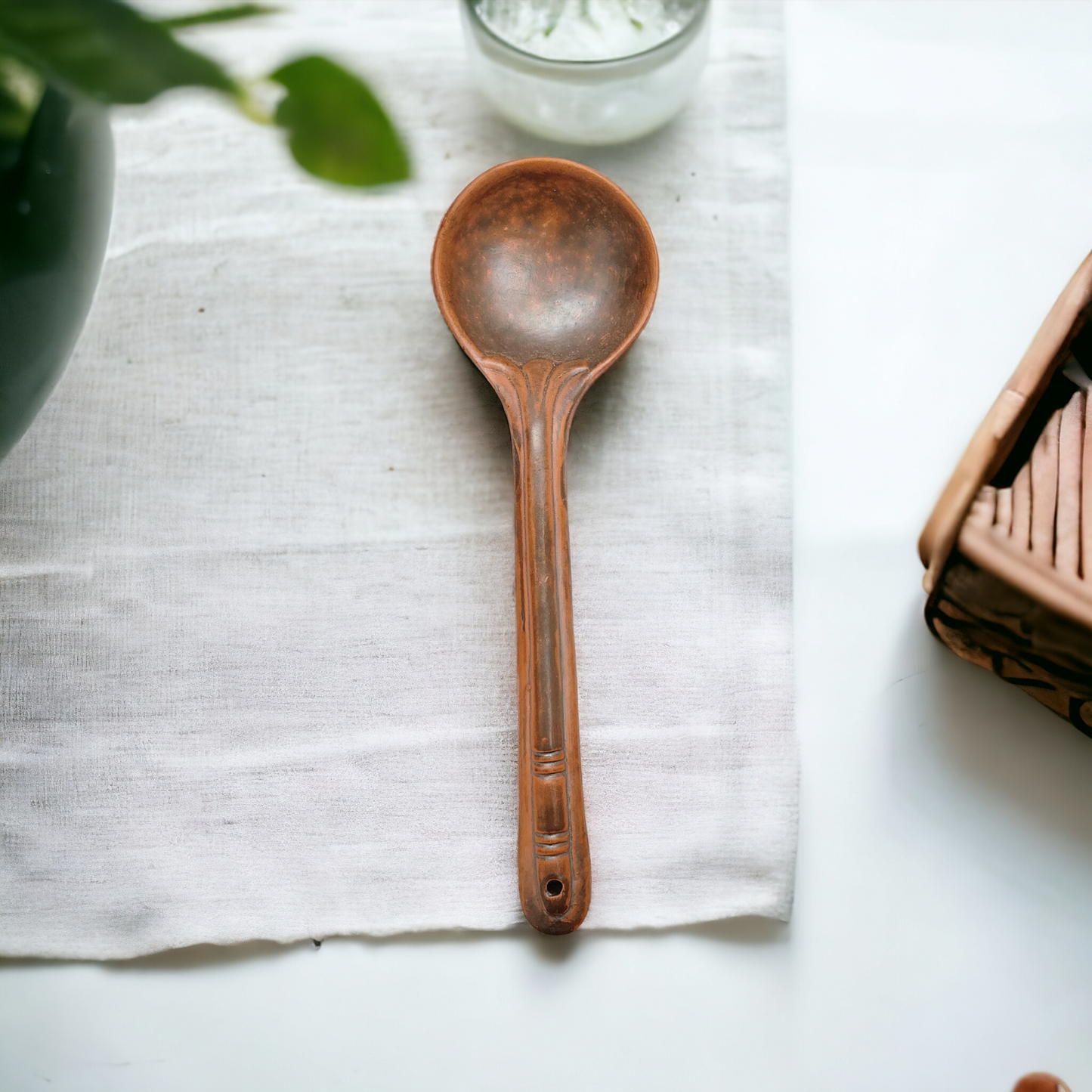 EARTHENWARE SPOON SET (5 PCS)